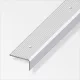 Alfer lépcsőprofil, csavarozható, bordázott, alumínium ezüsteloxált, 41x23 mm 2m