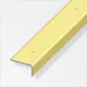 Alfer lépcsőprofil, csavarozható, bordázott, alumínium rézeloxált, 41x23 mm 2m