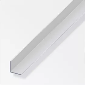 Alfer L-profil szimmetrikus alumínium ezüsteloxált 25x25x1,0 mm 2,5m