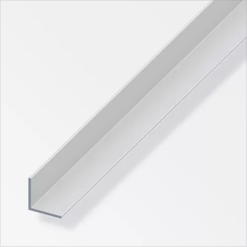 Alfer L-profil szimmetrikus alumínium ezüsteloxált 30x30x1,0 mm 2,5m