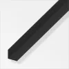 Alfer L-profil szimmetrikus, PVC fekete 10x10x1,0 mm 1m