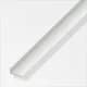 Alfer L-profil aszimmetrikus, PVC fehér 20x10x1,5 mm 1m