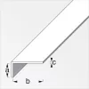 Alfer L-profil aszimmetrikus, PVC fehér 19x22x1,4 mm 1m