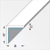 Alfer L-profil szimmetrikus, öntapadós, PVC szürke 20x20x1,0 mm 1m