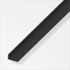 Alfer L-profil aszimmetrikus, PVC fekete 20x10x1,5 mm 2m