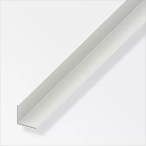 Alfer L-profil szimmetrikus, PVC fehér 15x15x1,0 mm 2m