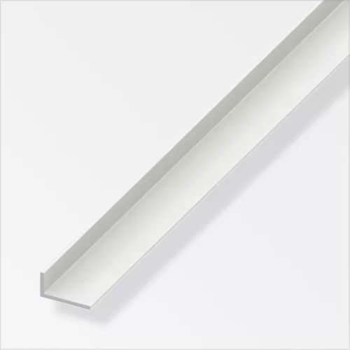 Alfer L-profil aszimmetrikus, PVC fehér 25x20x2,0 mm 2m