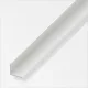 Alfer L-profil szimmetrikus, PVC fehér 25x25x1,0 mm 2,5 m