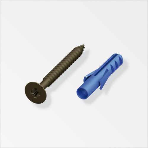 Alfer csavarok pvc/acél bronz 3x30 10db