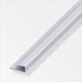Alfer U-záróprofil alumínium ezüsteloxált 15x7 1m