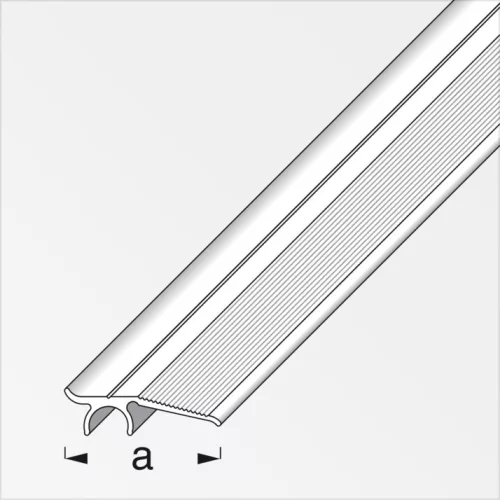 Alfer CT fallezáró profil alumínium ezüsteloxált 32mm 2m