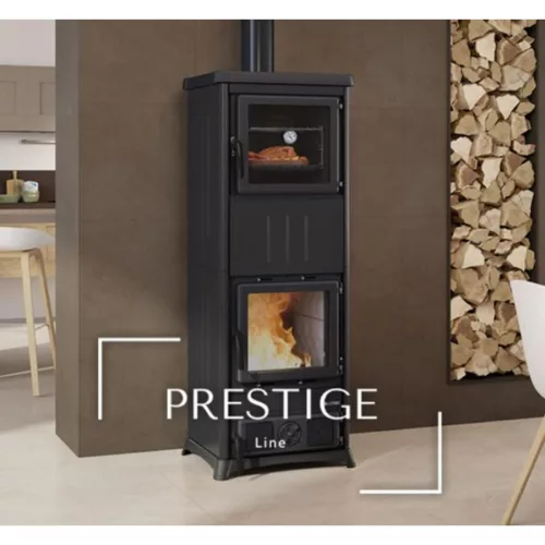 La Nordica kályha sütővel nova forno steel anthracite
