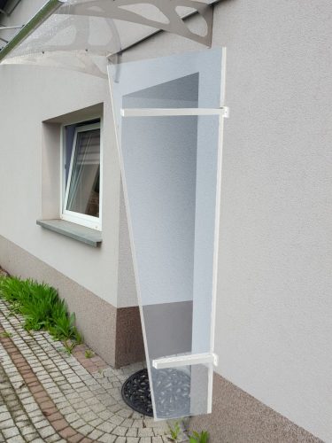 Univerzális oldalfal a tetőhöz fehér / Plexi LG1496