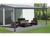 Alumínium pergola Wall 33 antracit + clear PC