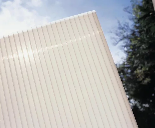 Alumínium pergola Wall 33 antracit + opal PC