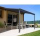Alumínium pergola Wall 33 antracit + bronz PC