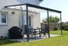 Alumínium pergola Wall 33 antracit + bronz PC