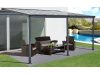 Lanitplast Alumínium pergola Wall 53 antracit + clear PC