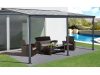 Alumínium pergola Wall 53 antracit + opal PC