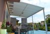 Alumínium pergola Wall 53 fehér + clear PC