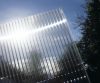 Alumínium pergola Wall 53 fehér + clear PC