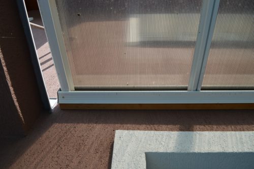 Alumínium pergola Wall 53 fehér + opal PC