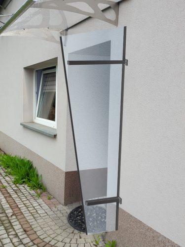 Univerzális oldalfal a tetőhöz Uni antracit / Plexi LG2185
