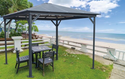 Kerti pavilon 33 antracit + bronz PC