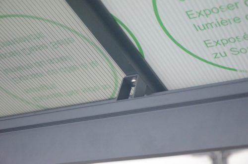 Kerti pavilon 33 antracit + bronz PC