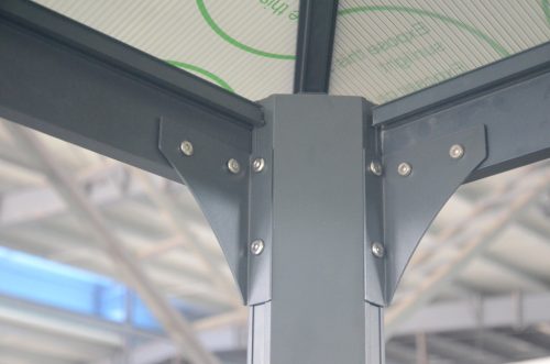 Kerti pavilon 33 antracit + bronz PC