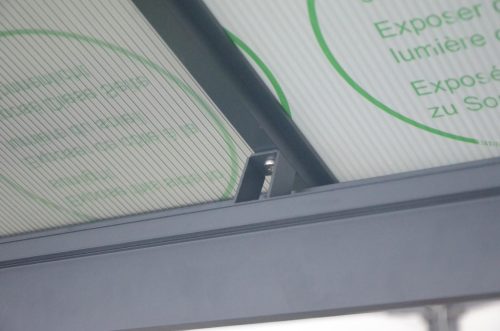 Kerti pavilon 43 antracit + bronz PC