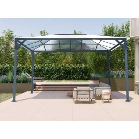 Kerti pavilon 43 antracit + átlátszó PC