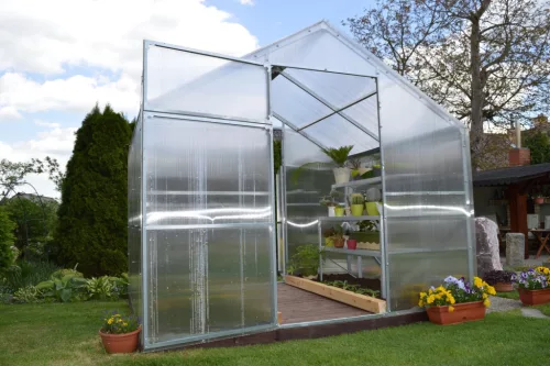 Üvegház Domik 2,6x4 m PC 4 mm