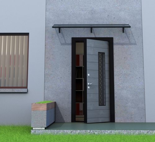 Bejárati előtető RUMBA XL 197/54 antracit