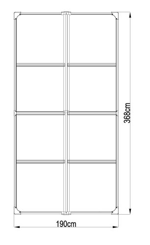 Műanyag kerti ház Longford 612