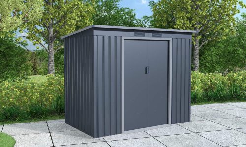 Bádog kerti ház HALLE 74 antracit