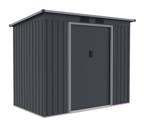 Bádog kerti ház HALLE 74 antracit