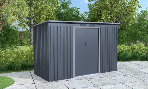 Bádog kerti ház HALLE 94 antracit