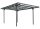Alumínium pergola Alu 53 antracit + clear