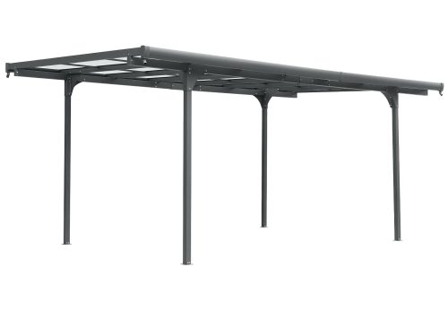 Alumínium pergola Alu 53 antracit + clear