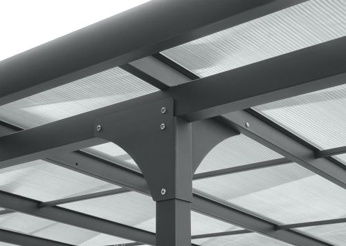 Alumínium pergola Alu 53 antracit + clear