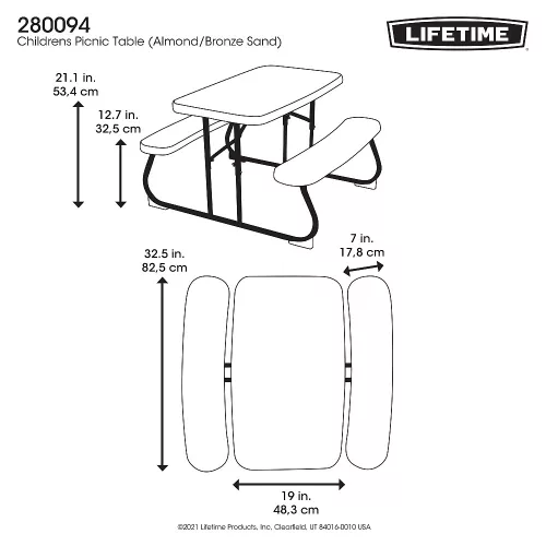 Gyermek piknik szett 83 cm 280094