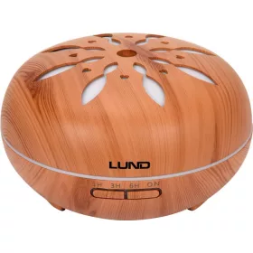 Lund aroma diffúzor 500 ml, sötét fa - távirányítóval