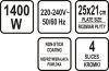 Lund melegszendvics sütő - 1400W