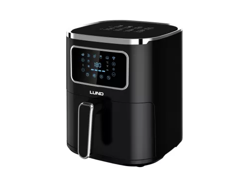 Lund forrólevegős fritőz 1450W 5L fekete