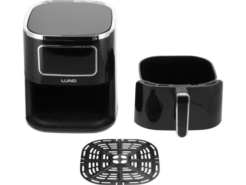 Lund forrólevegős fritőz 1450W 5L fekete