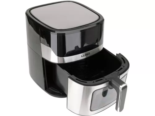 Lund forrólevegős fritőz 1600W 6,5 l rozsdamentes acél