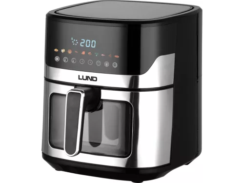 Lund forrólevegős fritőz 1600W 6,5 l rozsdamentes acél