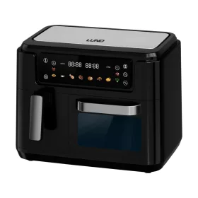 Lund forrólevegős fritőz 2400W 3,5L+7,5L fekete