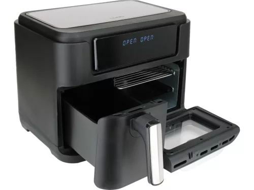 Lund forrólevegős fritőz 2400W 3,5L+7,5L fekete